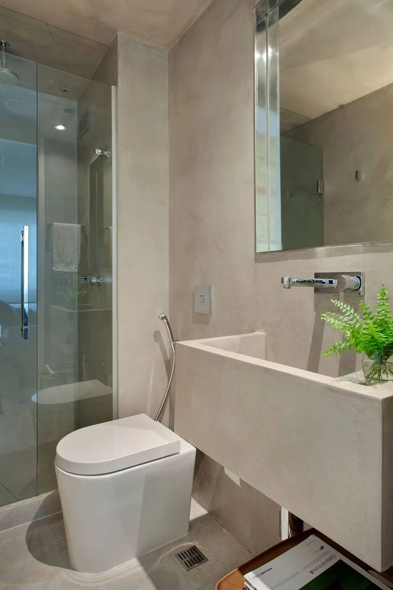 Banheiro Cimento Queimado Fotos Para Decorar O Ambiente