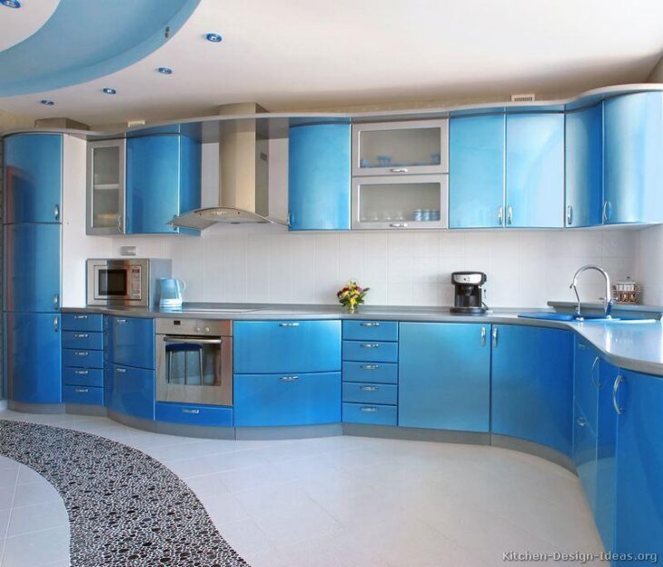 30 cozinhas decoradas para quem é apaixonado por azul