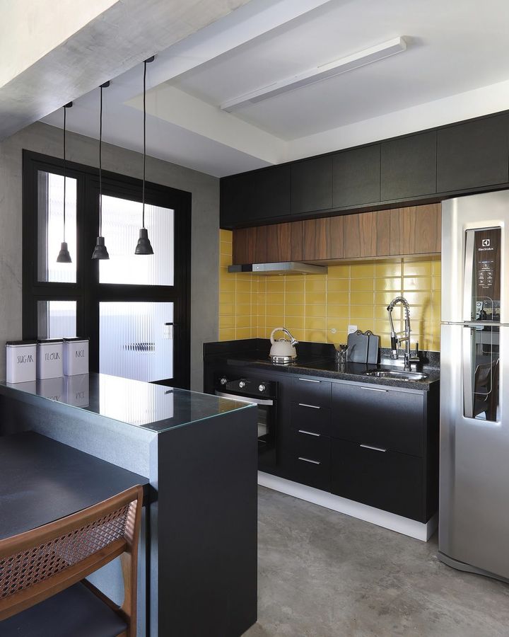 107 cozinhas pretas super modernas para você se inspirar