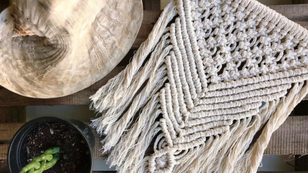 macrame bolsa video