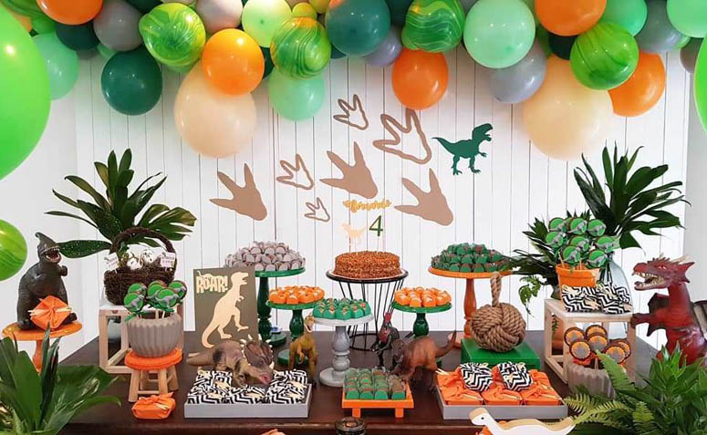 Kit festa Dinossauros grátis para imprimir - Montando Minha Festa