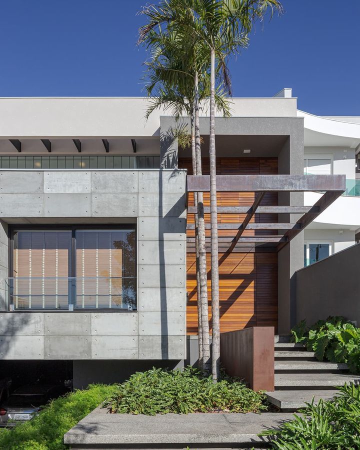 30 Fachadas de casas modernas e cinza – a cor do momento
