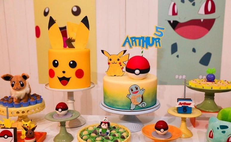 Topo de Bolo Pokemon - Fazendo a Nossa Festa