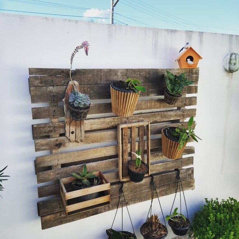 Jardim Vertical De Pallet Como Fazer Ideias Simples E Baratas