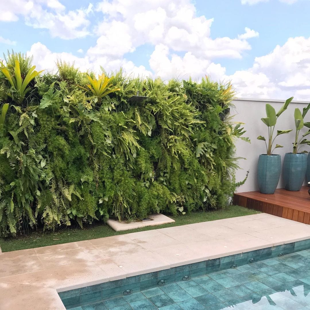 Muro Verde 30 Inspirações Para Ter Uma Casa Mais Natural 0748