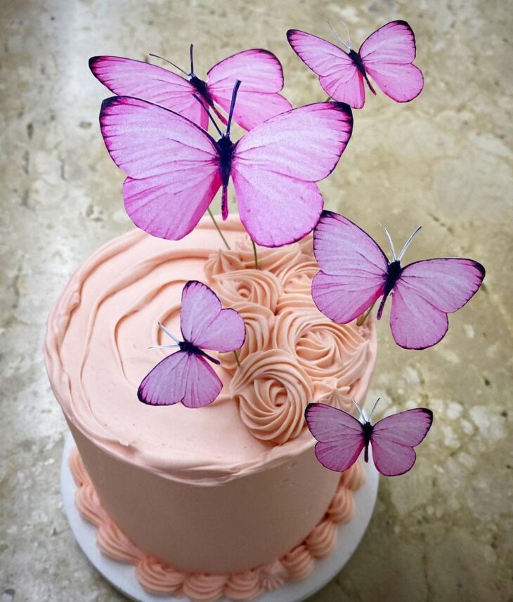 Bolo de borboleta: 100 fotos que mostram o quanto elas são encantadoras