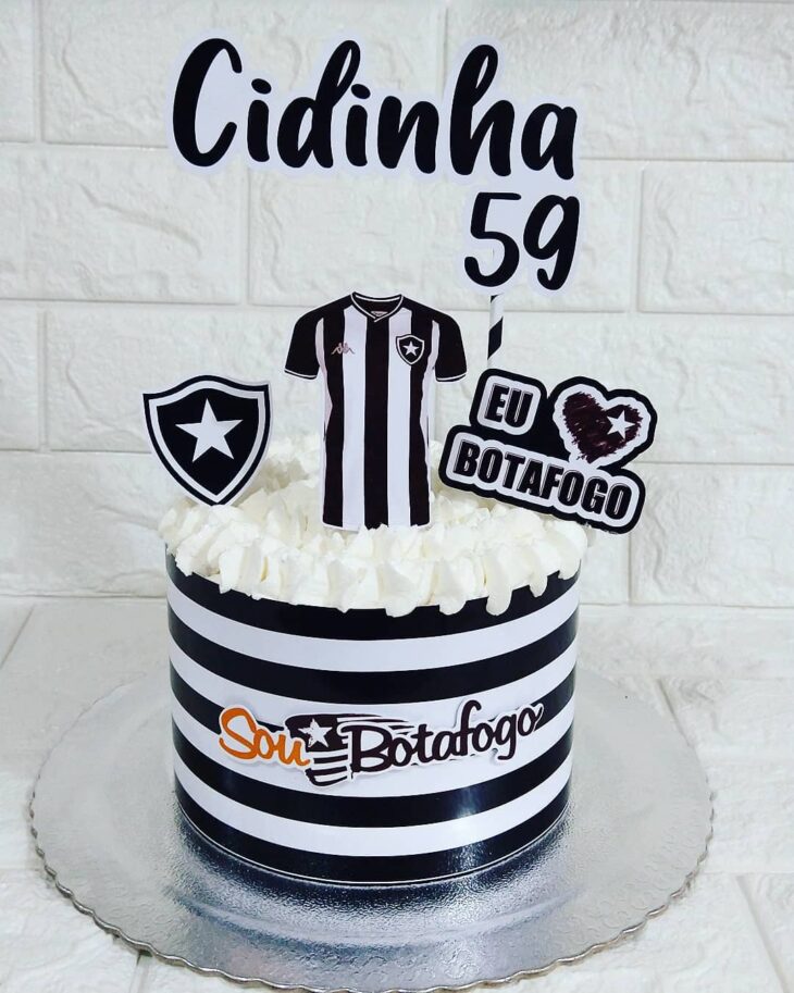 Bolo Botafogo  Bolo botafogo, Bolo, Bolo lindo de aniversário