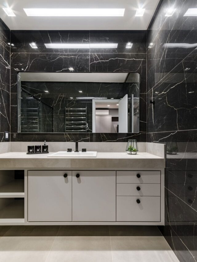 Banheiro preto ideias para uma decoração elegante e atemporal
