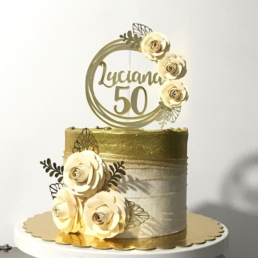 Bolo de 50 anos: 80 ideias para iniciar a nova década muito feliz