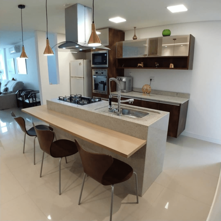 Cozinha Planejada com Ilha: Dicas para Decorar +63 Modelos Lindos