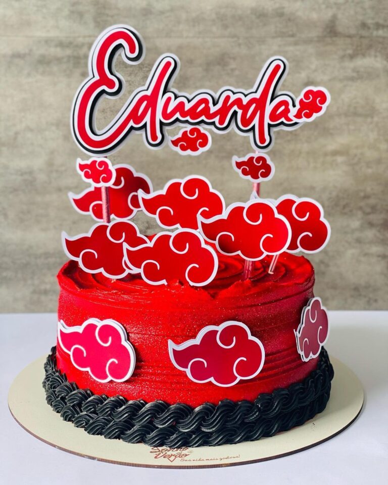 Bolo Da Akatsuki Op Es Lindas E Criativas Para Sua Festa