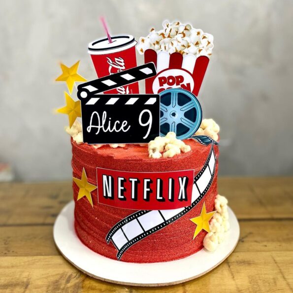 Bolo Netflix Fotos Tutoriais Para Voc Ter O Seu Na Sua Pr Xima Festa