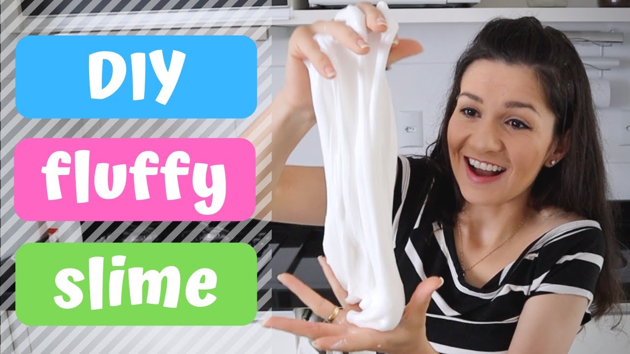 Como Fazer Slime Caseiro Fluffy - Xtudoreceitas, Receita